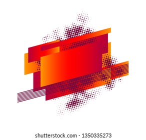 geometric colorful abstract shapes badges background. for banner web, app, poster. Trendy minimal modern design isolated on white background. Abstract geometric shapes, lines and patterns composition.