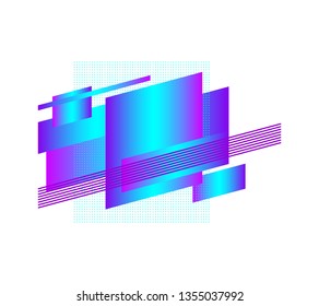 geometric colorful abstract shapes badges background. for banner web, app, poster. Trendy minimal modern design isolated on white background. Abstract geometric shapes, lines and patterns composition.