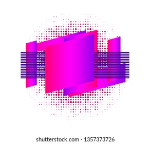 geometric colorful abstract shapes badges background. for banner web, app, poster. Trendy minimal modern design isolated on white background. Abstract geometric shapes, lines and patterns composition.