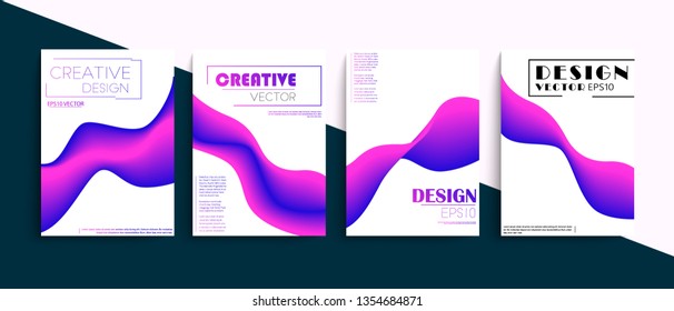 geometric colorful abstract shapes set. Trendy minimal modern design isolated white background.