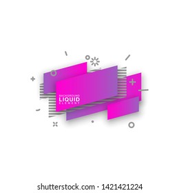 geometric colorful abstract shapes set badges background for banner web, app, poster. Trendy minimal modern design isolated white background. Abstract geometric shapes, lines patterns composition set.