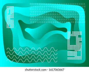 Geometric colorful abstraction. Vector background.