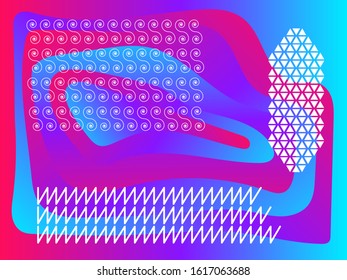 Geometric colorful abstraction. Vector background.
