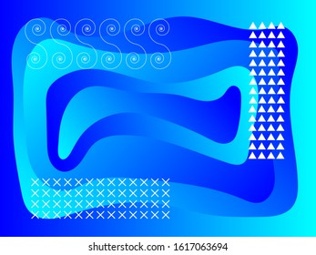 Geometric colorful abstraction. Vector background.