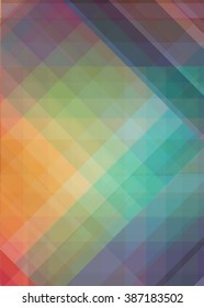 Geometric colorful background