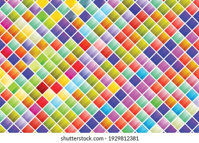 Geometric colorful background. Abstract squared pattern, colorful elements. Vector design for banners, flyers, business cards, invitations, wallpaper cover. Modern business or technology presentation.