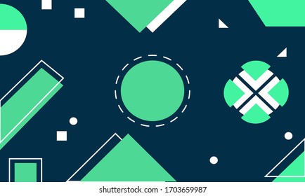 Geometric colorful background with any shape 