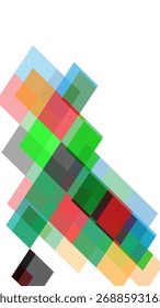 Fondo colorido geométrico para el diseño del poste
