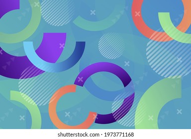 geometric colorful background, simple geometric background, gradient background, vector