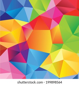 Geometric Colorful Background Vector