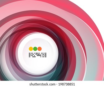 Geometric colorful circles background with copyspace