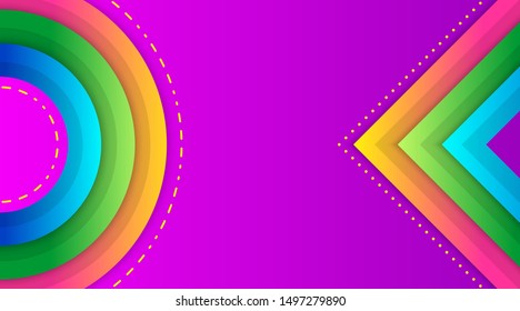 Geometric Colorful Gradient Background Template Premium Vector, Elegant, Corporate Business