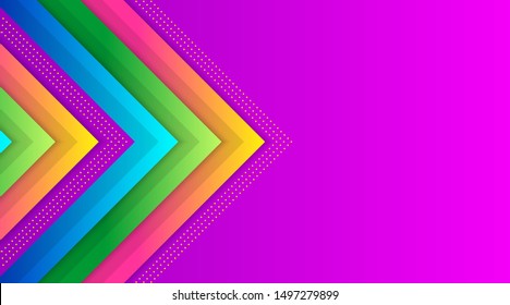 Geometric Colorful Gradient Background Template Premium Vector, Elegant, Corporate Business