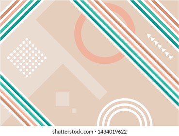 Geometric colorful pattern. Abstract wallpaper in vector. Eps10