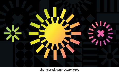 Geometric colorful pattern for background