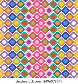 Geometric colorful pattern background. Design can be used for background, curtain, carpet, and wallpaper vector illustration.