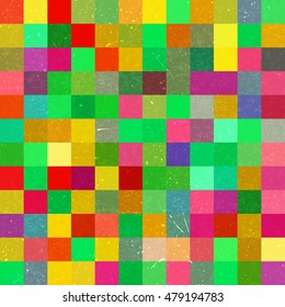 Geometric colorful pattern for business presentations or web template banner flyer. Seamless. Vector illustration