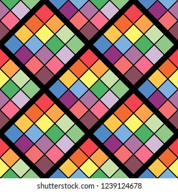 Geometric colorful pattern. Seamless vector background
