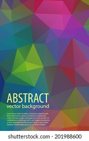 Geometric colorful polygonal background.