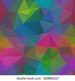 Geometric colorful polygonal background.