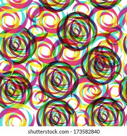Geometric colorful seamless pattern