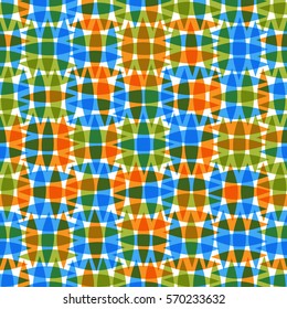 Geometric colorful seamless pattern