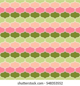 Geometric colorful seamless pattern. Ornament vector.