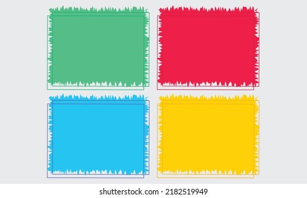 Geometric Colorful Shaped vector For Text Design Abstract
