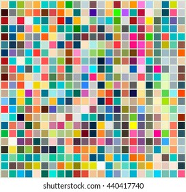 Geometric colorful square background concept design.