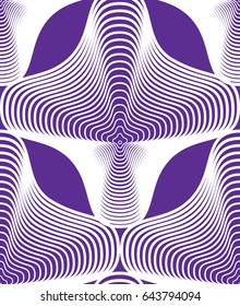 Geometric colorful stripy seamless pattern, bright vector abstract background. Graphic symmetric ornament.