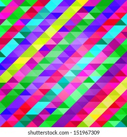 Geometric colorful vector background 
