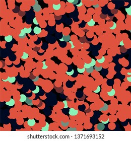 Geometric colorful vector background. Abstract halftone illustration pattern. Vintage texture