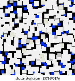 Geometric colorful vector background. Abstract halftone illustration pattern. Vintage texture