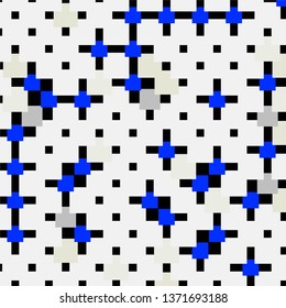 Geometric colorful vector background. Abstract halftone illustration pattern. Vintage texture