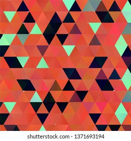 Geometric colorful vector background. Abstract halftone illustration pattern. Vintage texture