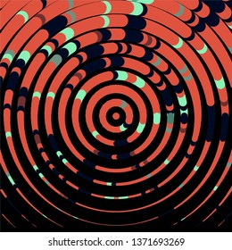 Geometric colorful vector background. Abstract halftone illustration pattern. Vintage texture