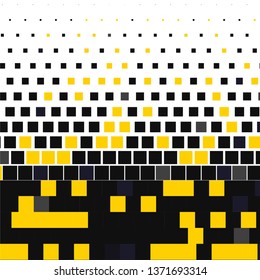 Geometric colorful vector background. Abstract halftone illustration pattern. Vintage texture