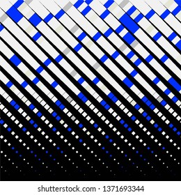 Geometric colorful vector background. Abstract halftone illustration pattern. Vintage texture