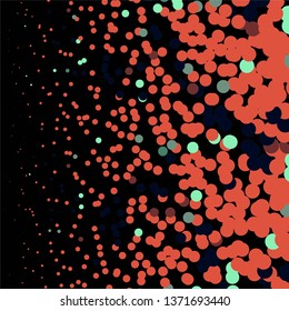 Geometric colorful vector background. Abstract halftone illustration pattern. Vintage texture