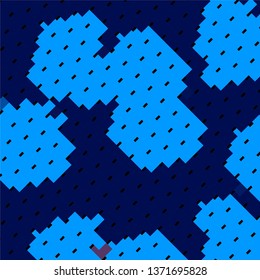 Geometric colorful vector background. Abstract halftone illustration pattern. Vintage texture