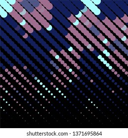 Geometric colorful vector background. Abstract halftone illustration pattern. Vintage texture