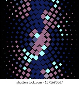 Geometric colorful vector background. Abstract halftone illustration pattern. Vintage texture