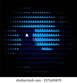 Geometric colorful vector background. Abstract halftone illustration pattern. Vintage texture