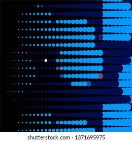 Geometric colorful vector background. Abstract halftone illustration pattern. Vintage texture