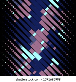 Geometric colorful vector background. Abstract halftone illustration pattern. Vintage texture