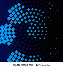 Geometric colorful vector background. Abstract halftone illustration pattern. Vintage texture