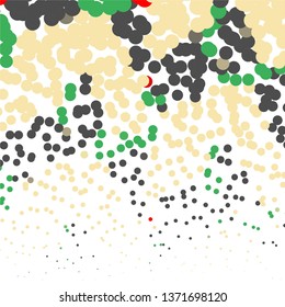 Geometric colorful vector background. Abstract halftone illustration pattern. Vintage texture