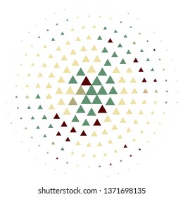 Geometric colorful vector background. Abstract halftone illustration pattern. Vintage texture