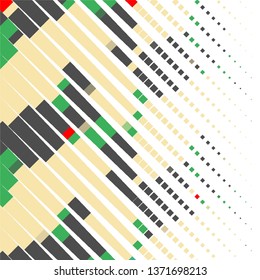 Geometric colorful vector background. Abstract halftone illustration pattern. Vintage texture
