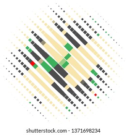 Geometric colorful vector background. Abstract halftone illustration pattern. Vintage texture